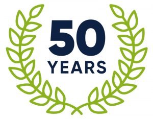 50 Years logo